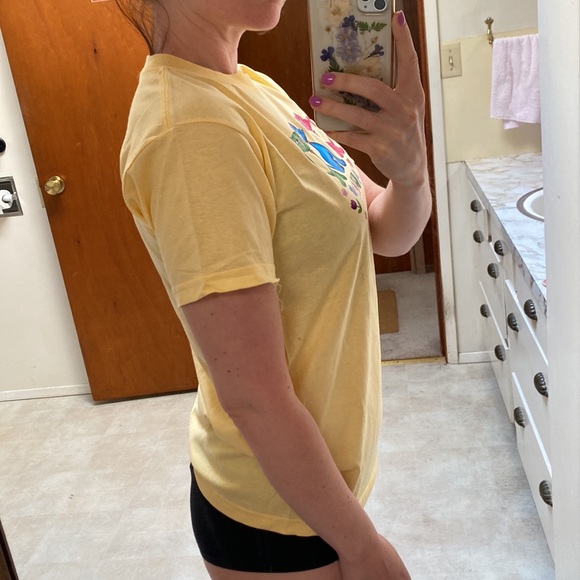 🤍🛼[ Anvil ] Glitter Cat 100% Cotton Hawaii Tee - Picture 10 of 11